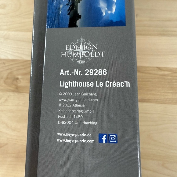 1000 pc. Heye Panorama Puzzle "Lighthouse Le Créac'h" by Alexander Von Humboldt - Picture 6 of 6